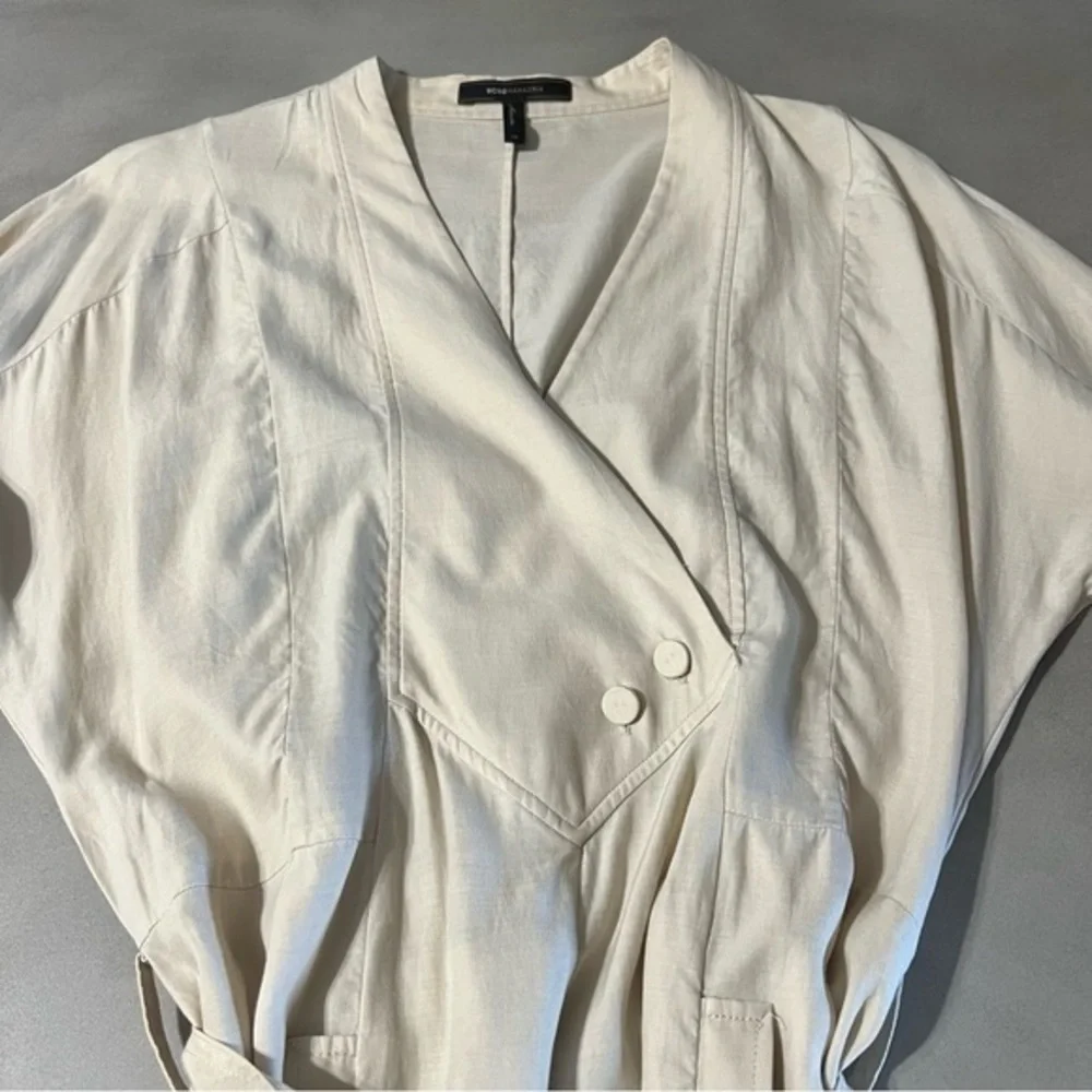 THEORY Maryanka Shift Dress in Crimson - Picture 4 of 6